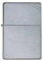 Зажигалка ZIPPO Vintage с покрытием Street Chrome™, латунь/сталь, серебристая, матовая, 38x13x57 мм