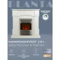 PLANTA Электрокамин с порталом PORT005W-FS600S, каминокомплект