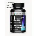 L-Карнитин 500 мг VITAMIR PRO / Жиросжигатель, витамины для энергии и бодрости / 120 капсул