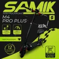 Электросамокат SAMIK M4 Pro Plus, черный, складной, максимальная скорость 45км/ч