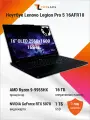 Ноутбук Lenovo Legion Pro 5 16AFR10 16 2560x1600 OLED (AMD Ryzen 9-9955HX, 16gb RAM, 1tb SSD, RTX 5070, Windows 11)