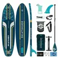 Надувная Сап-доска SKATINGER New blue (SUP board) двухслойная 350*89*15см