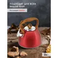 Чайник Pomi d'Oro Napoli P650210, нержавеющая сталь, для всех плит, 3л