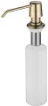Дозатор для моющего Kaiser KH-3011, бронза, латунь, современный стиль, 350мл