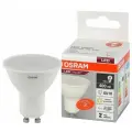 Лампа Светодиодная Софит 5Вт 220-240В GU10 PAR16 400Лм 3000К Угол 110 град. d 50mm h 54mm Свет Теплый белый Osram, уп. 3шт