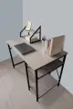 Стол письменный GARNELLE 110x60x76,5 см, на металлокаркасе, цвет – бежевый