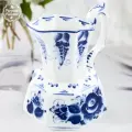 Кувшин для воды малый, 1000 мл. Объединение Гжель. Авторская роспись. Фарфор.