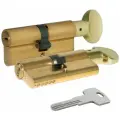 Цилиндровый механизм Kale kilit (Кале килит) с вертушкой 164 BM/62 (26+10+26) mm латунь 5 кл.