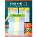Набор магнитов «Таблица классов и разрядов», 3 штуки, 30х42 см