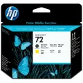 HP C9384A Картридж струйный №72 черный матовый/желтый печатающая головка для DJ T1100/T610