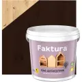 Лак-антисептик для дерева FAKTURA™ акриловый с натуральным воском палисандр, 0.9 л