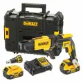 Аккумуляторный ленточный шуруповерт DEWALT DCF620P2K, 18 В, 30 Нм, 4400 об/мин, с 2 АКБ 5 Ач и ЗУ, в кейсе TSTAK