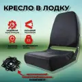 Сиденье для лодки с металлическим поворотным механизмом