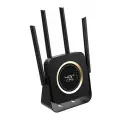 JR HUD+ CPE / WiFi premium - 4G LTE 3G WiFi-роутер с антенным разъемом SMA и дисплеем / аккумулятор, беспроводной, модем / черный
