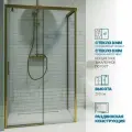 Душевой уголок GWMPSLRC863B 115x125 см, цвет фурнитуры бронзовый, стекло бесцветное закаленное 8/6 мм