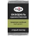 Акварель художественная Гамма Старый мастер травяная зеленая, 2,6мл, кювета