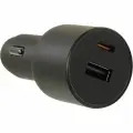 Автомобильное зарядное устройство Xiaomi 67W Car Charger (USB-A + Type-C), черный