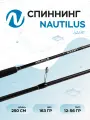 Спиннинг Nautilus Azart NAZS-822H 250см 12-56гр 13-41307460, штекерный.
