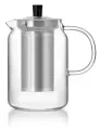 Чайник SAMADOYO Stainless Steel Infuser, 900 мл, боросиликатное стекло, металл, прозрачный-хромированный (S'053)