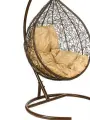 Подвесное кресло кокон BIGARDEN Tropica brown, искусственный ротанг, 195 см