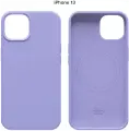 Силиконовый чехол COMMO Shield Case для iPhone 13 с поддержкой беспроводной зарядки, Лавандовый