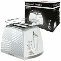 Тостер Russell Hobbs 26060-56, 2 тоста, автовыключение, механическое управление, белый