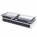 Гриль контактный прижимной Hurakan HKN-PE44L, 2 зоны нагрева, чугун, 3.6 кВт, комбинированная поверхность, зона
