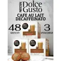 Кофе в капсулах Nescafe Dolce Gusto Cafe Au Lait Decaffeinato, 48 капсул, 3 упаковки