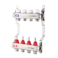 Коллектор для теплого пола 1х3/4 на 6 выходов AOSKER с расходомерами из нержавеющей стали
