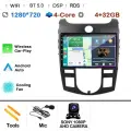 2 Din Android 15 автомобильный радиоприемник мультимедийный видеоплеер навигация GPS для Kia forte Cerato 2 TD 2008-2013 4G Carplay головное устройство, 4G-32G 1080P CAM
