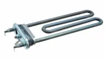 ТЭН (нагреватель) L=200 мм, 2000W, прямой с отверстием стиральной машины Bosch, Siemens, Hansa