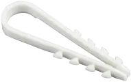 Дюбель-хомут 5х10мм белый (100шт) | код. UHH35-5-10-100 | IEK ( 10 упак.)
