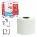 Бумага туалетная 2-слойная Лайма Luxe Mega Pack, белая, 15м, 32 рул/уп (5087443)