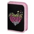 Пенал Brauberg, 1 отделение, полиэстер, 21х14 см, Shining heart, 272326