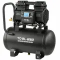 Компрессор воздушный поршневой бесщеточный безмасляный TC-BL AC662, ресивер 17 л, производительность 125 л/мин. Компрессор для пневмоинструмента, продувочной техники, накачки шин и шаров, для покраски