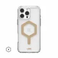 Чехол с поддержкой MAGSAFE Uag Plyo для iPhone 16 Pro Max 6.9, цвет прозрачный/золото (Ice/Gold)