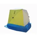 Палатка СТЭК КУБ-3, каркас стеклопластик, тент синтетика, непродуваемая, 2.2x2.2х1.8 м