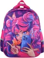 Ранец Феникс Девушка с телефоном, для девочек, EVA/полиэстер, 1 отделение, розовый