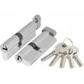 Цилиндровый механизм с вертушкой AX202/120 mm (55+10+55) CP хром 5 кл.