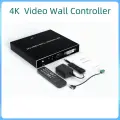 2x2 4K US Video Wall Controller TV Splicing Box 1x2 1x3 1x4 2x1 3x1 4x1 HD DVI Switch 4 Screen Splicer Processor