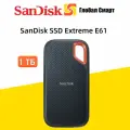 Внешний SSD SanDisk Extreme E61, 1 ТБ, USB 3.1 Gen 2, черный