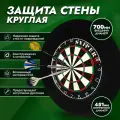 Защита стены круглая, разборная, черная