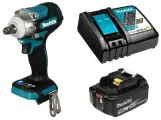 Гайковерт Makita DTW300RT аккумуляторный 18В 330Нм - 1/2 (18V, 1 x 5.0Ah, Li-Ion)