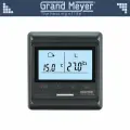 Терморегулятор механический для теплого пола Grand Meyer HW-800 программируемый черный накладной