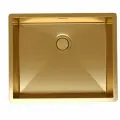 Стальная кухонная мойка Reflexion Como RX2054GD, брашированное золото