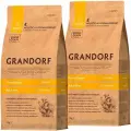 Корм сухой Grandorf Single Grain Dog Adult Mini 4 Meat Recipe низкозерновой для взрослых собак маленьких пород 4 вида мяса ягненок, индейка, утка, кабан,1кг 2 шт
