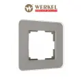 Рамка из стекла на 1 пост Werkel Elite W0012417, цвет дымчатый