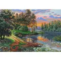 Набор для вышивания бисером Вечер на озере