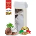 ITALWAX Воск для депиляции в картридже теплый Кокос 100 мл. 24 штук, Италия