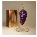 Стеклянная елочная игрушка Виноград Ариель